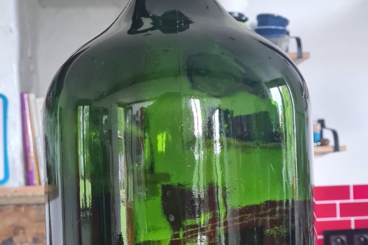 Bonbonne en verre vintage - 5 litres 