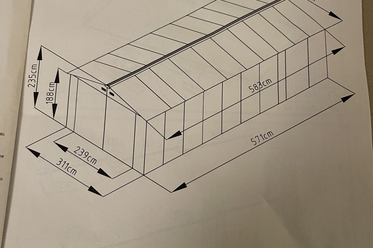 Garage démontable 18.56 m2