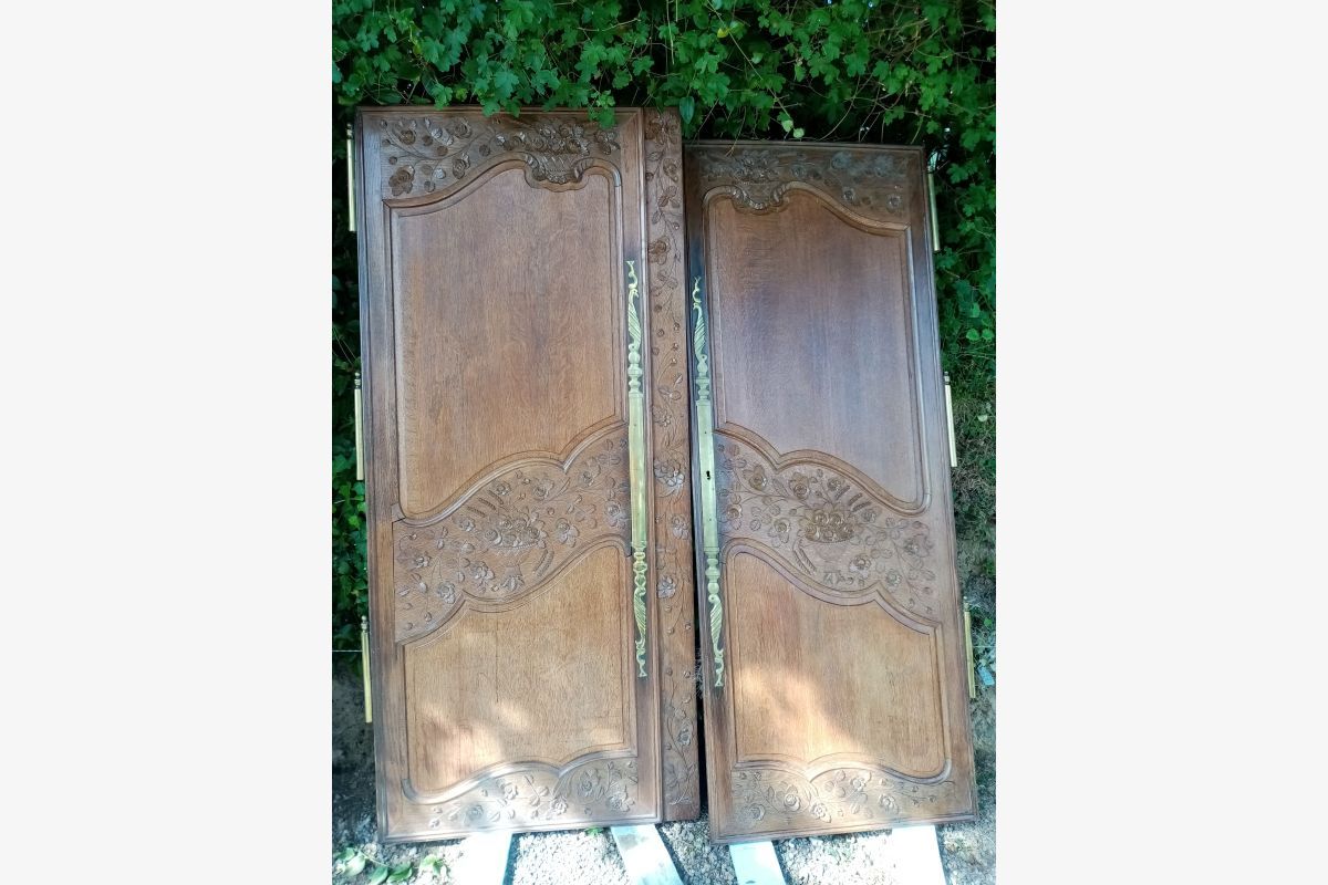 2 portes d'armoire normande