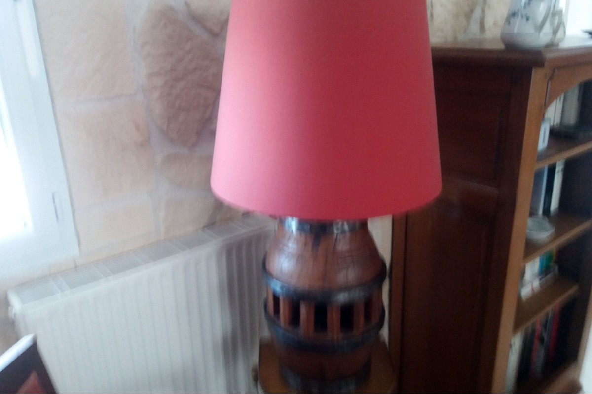 Lampe rustique