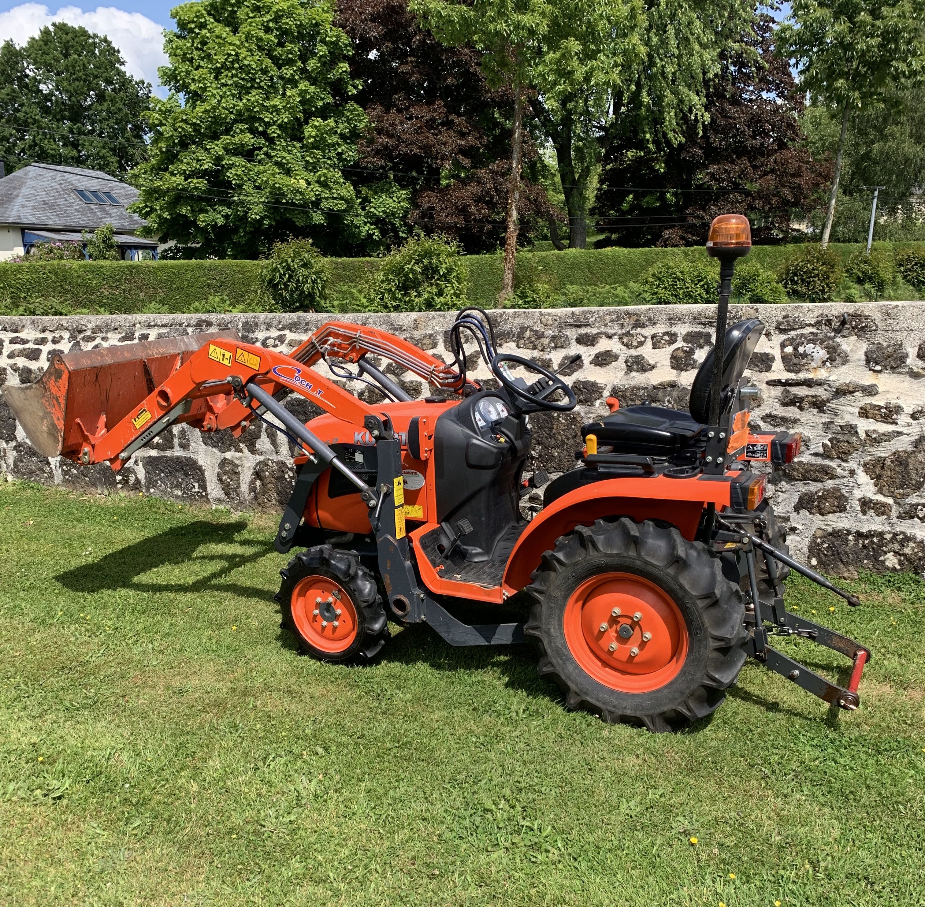 Micro-tracteur Kubota 1620 avec chargeur