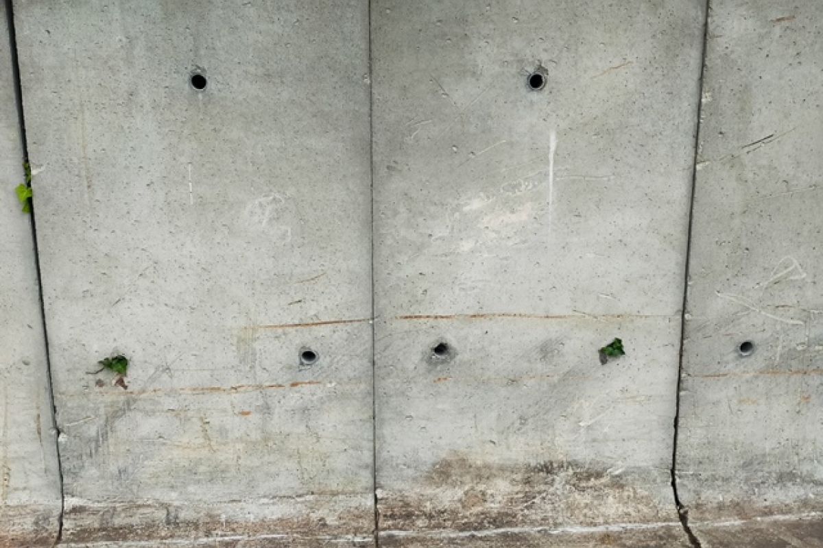 Mur de silo beton