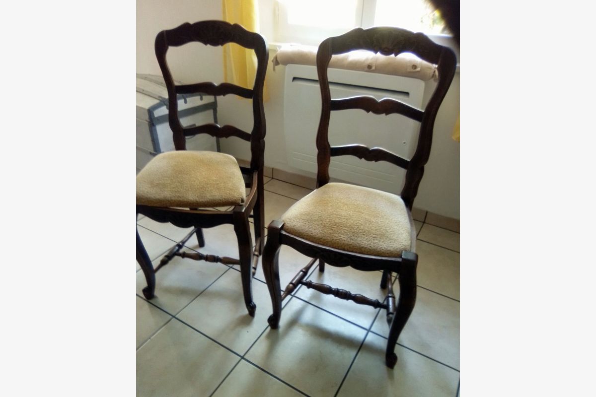Lot de 6 chaises anciennes