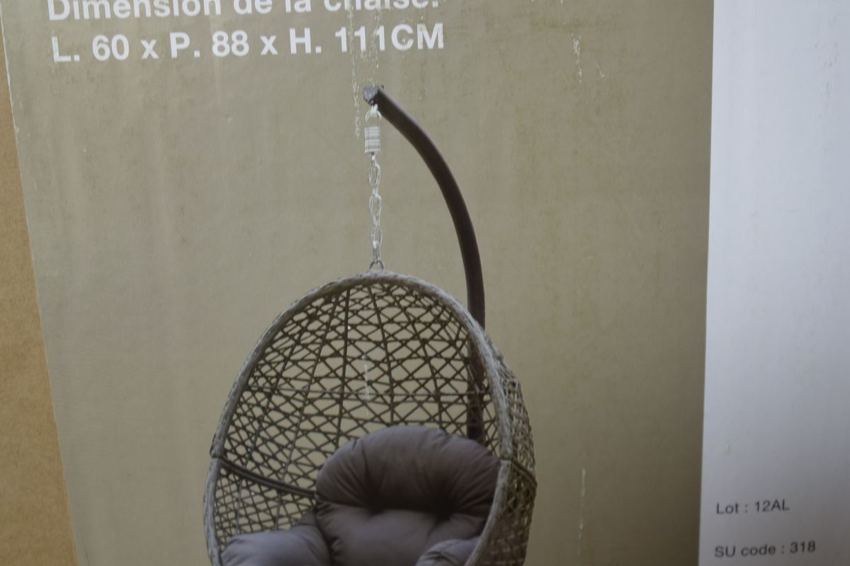 Fauteuil suspendu CILAOS neuf