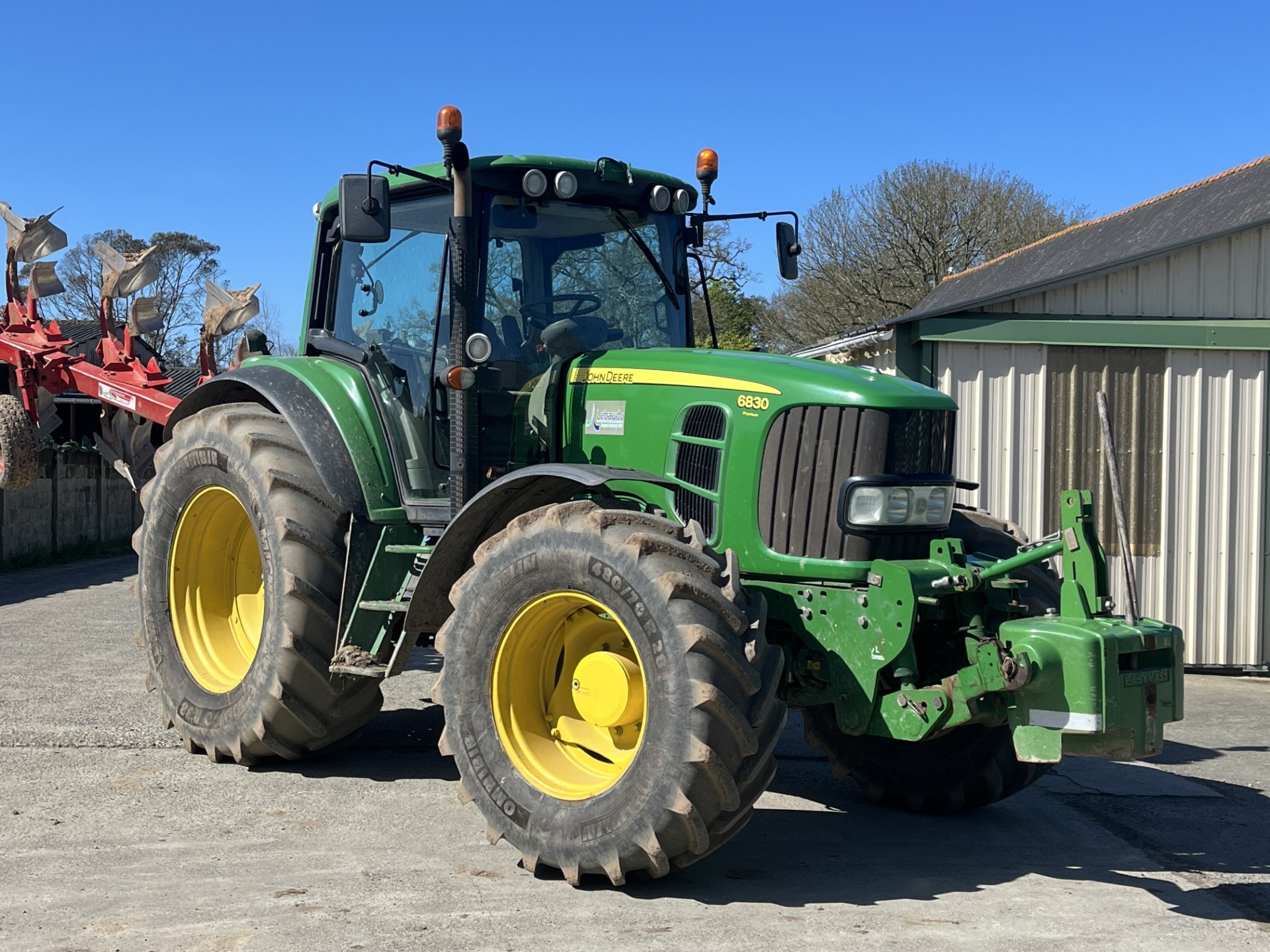 Tracteur John Deere 6830