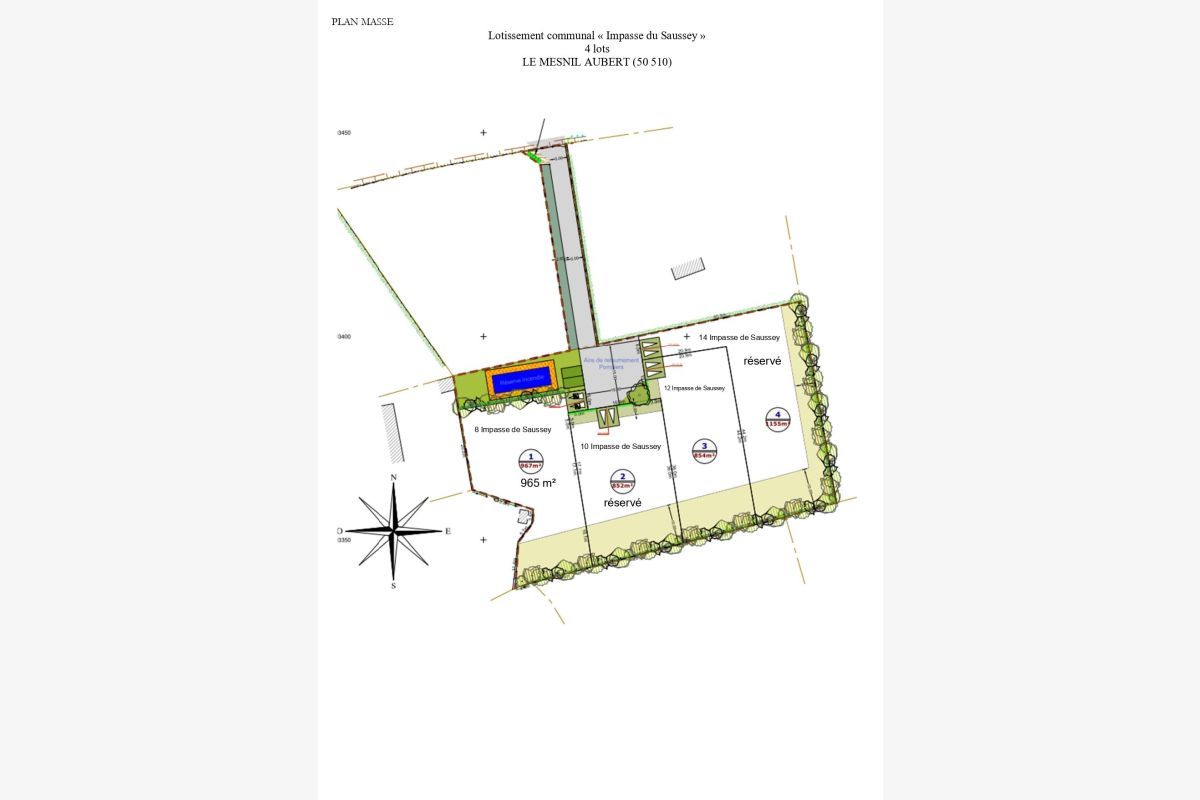 la commune du Mesnil-Aubert vend 2 parcelles restants dans u