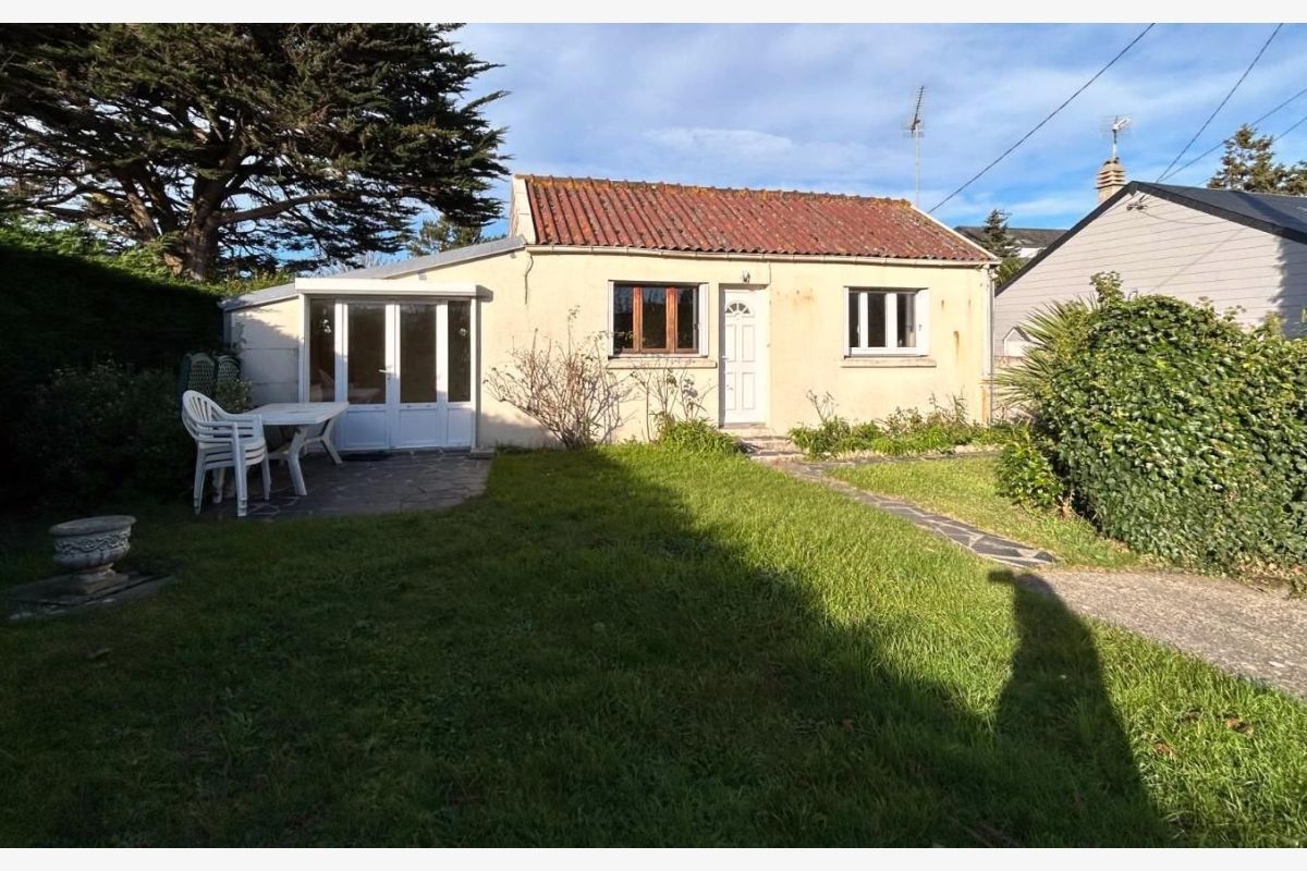 à 400 m plage, vds maison + beau terrain à bâtir de 616 m2,