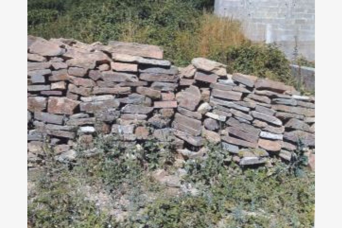Pierre à maçonner schiste, grés, ardoise