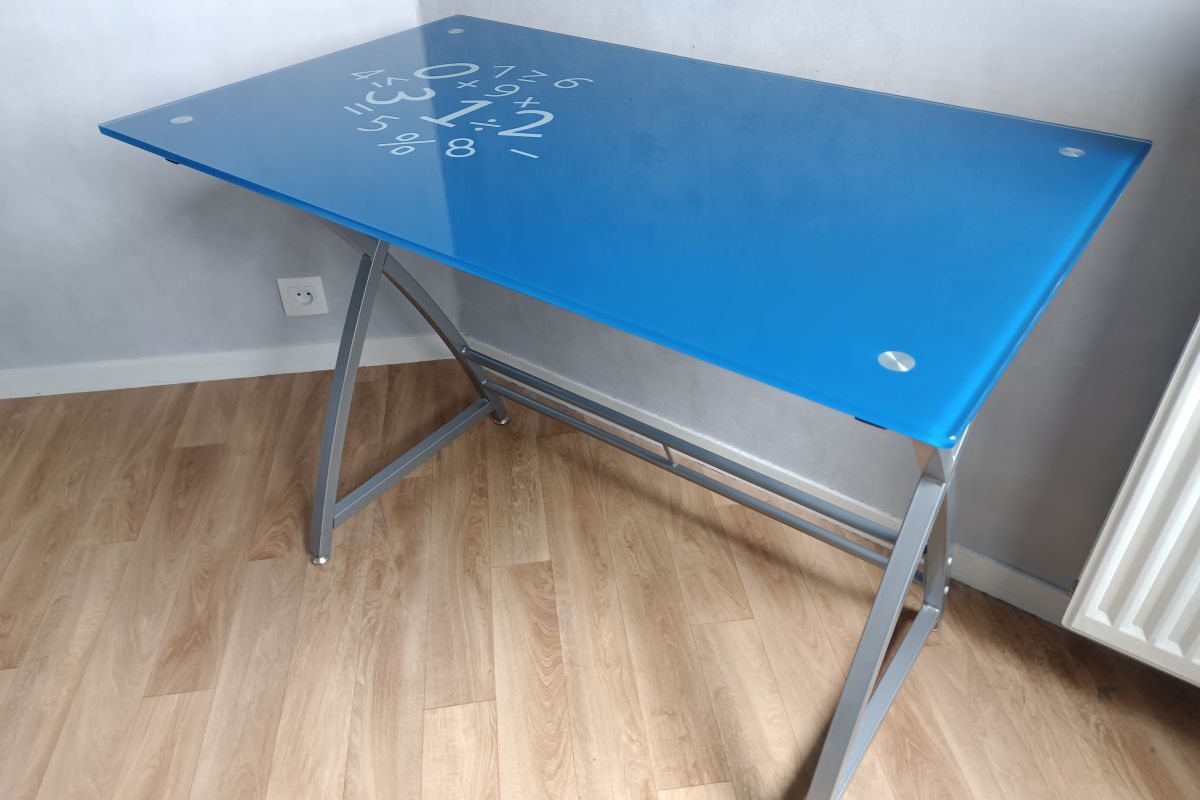 Bureau en verre ado