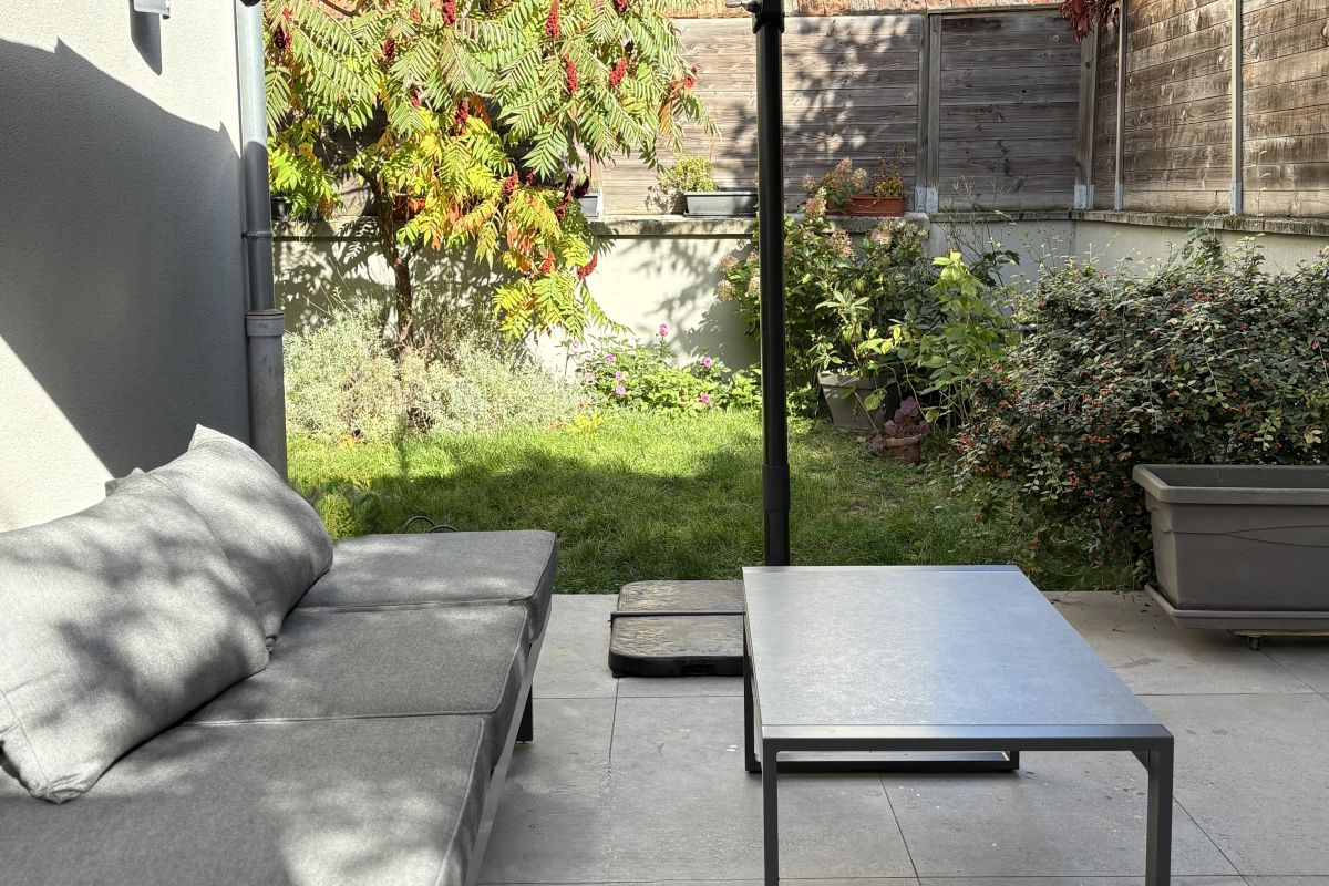 Appartement 91 m2 jardin et terrasse