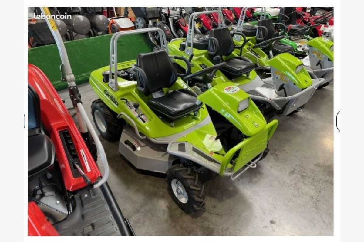 Tracteur tondeuse débroussailleuse Grillo Climber 7.15