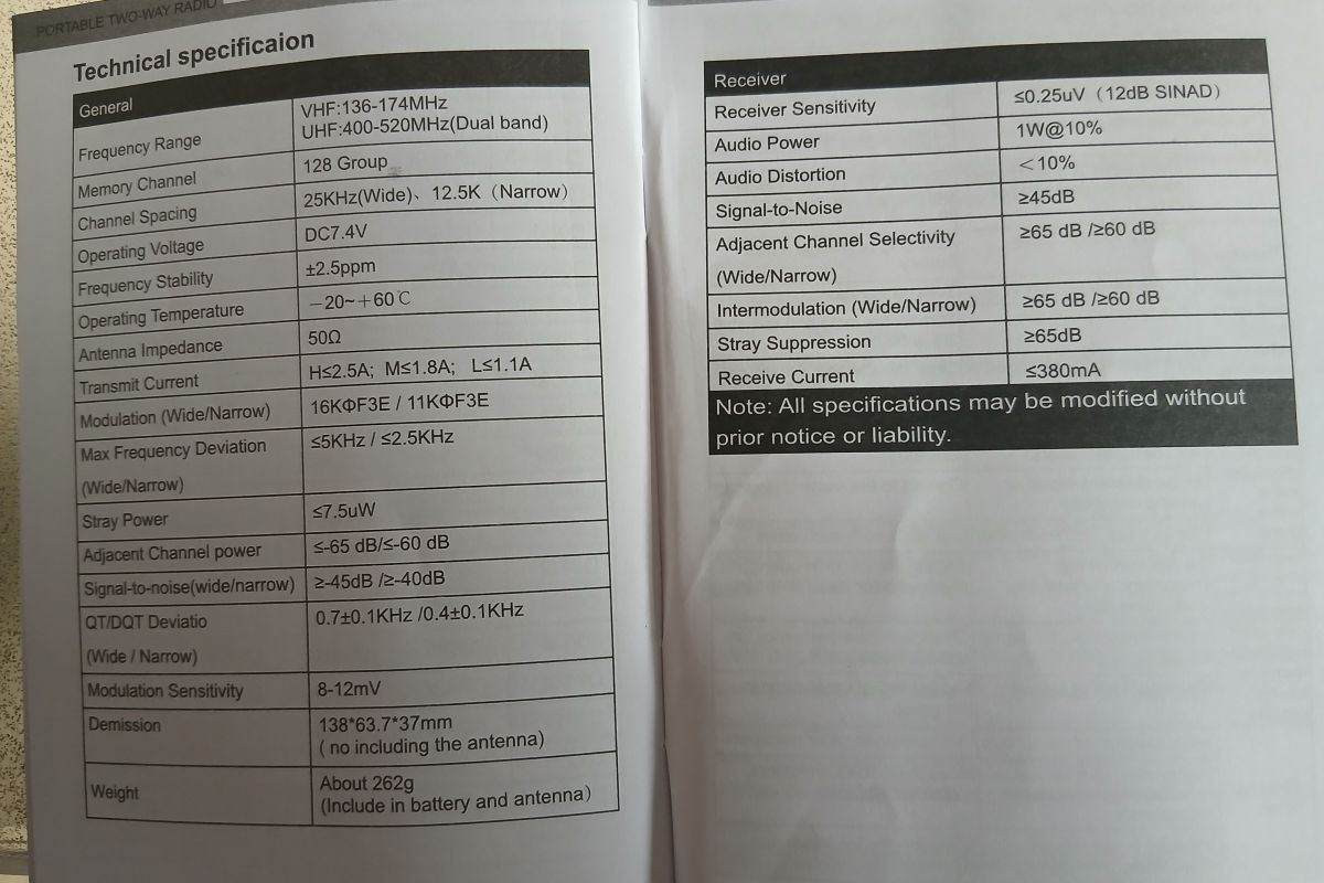 Photo 2 Talkies Walkies 10 w