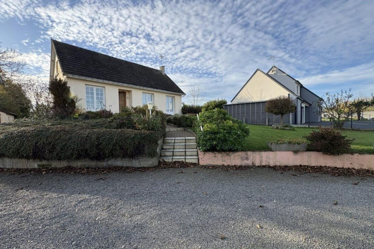 Une maison sur sous-sol sur la commune d'hudimesnil