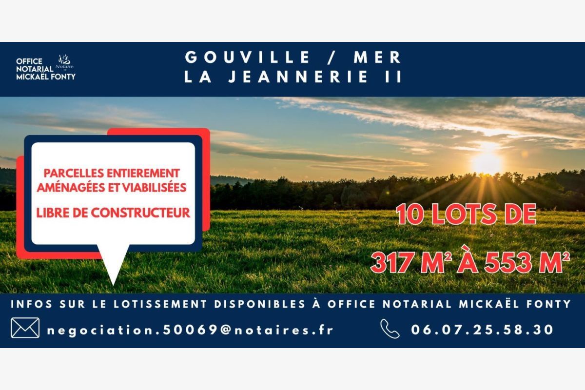 vds 8 lots dans un nouveau lotissement de 10 parcelles viabi