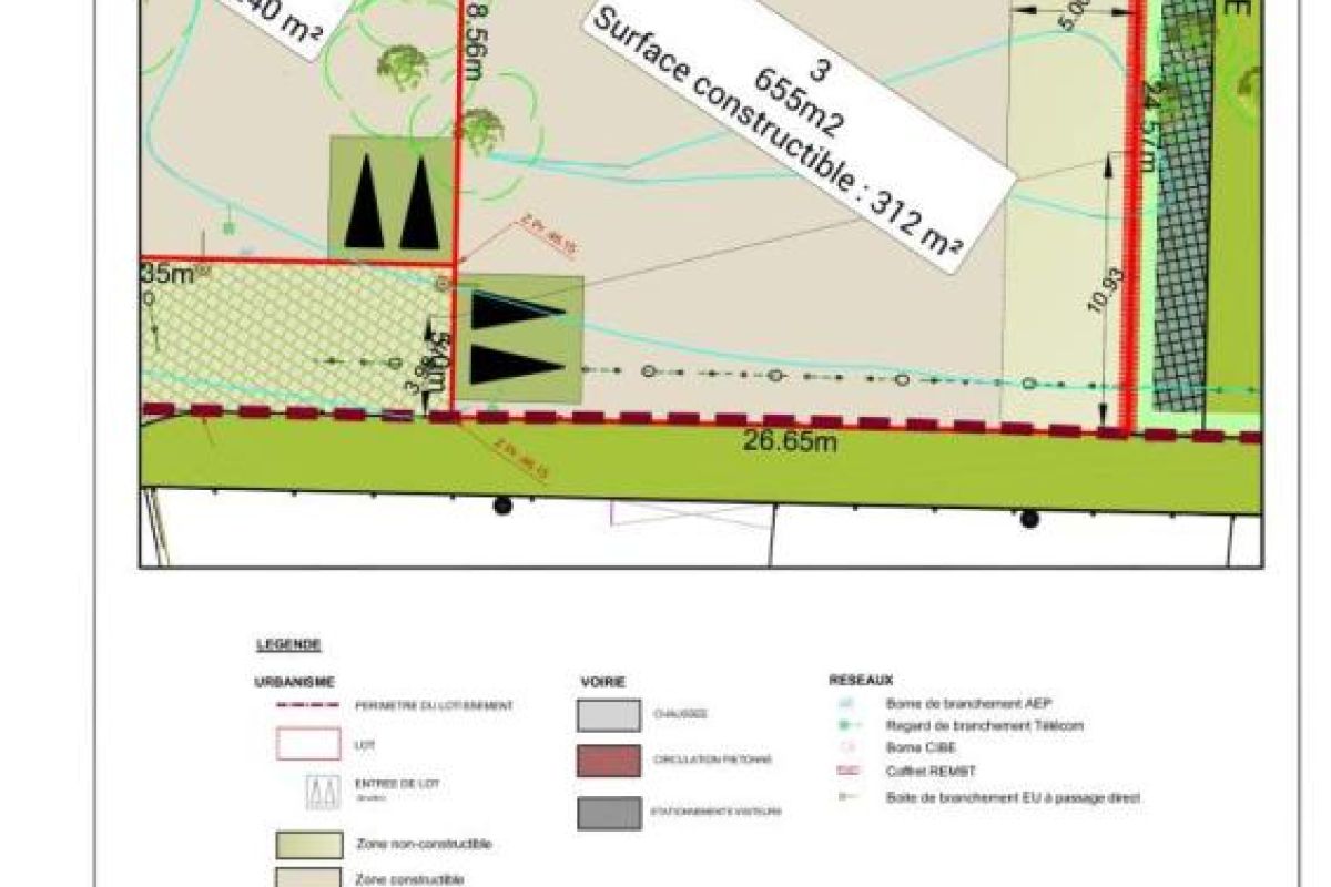 Photo 2 Terrain à bâtir