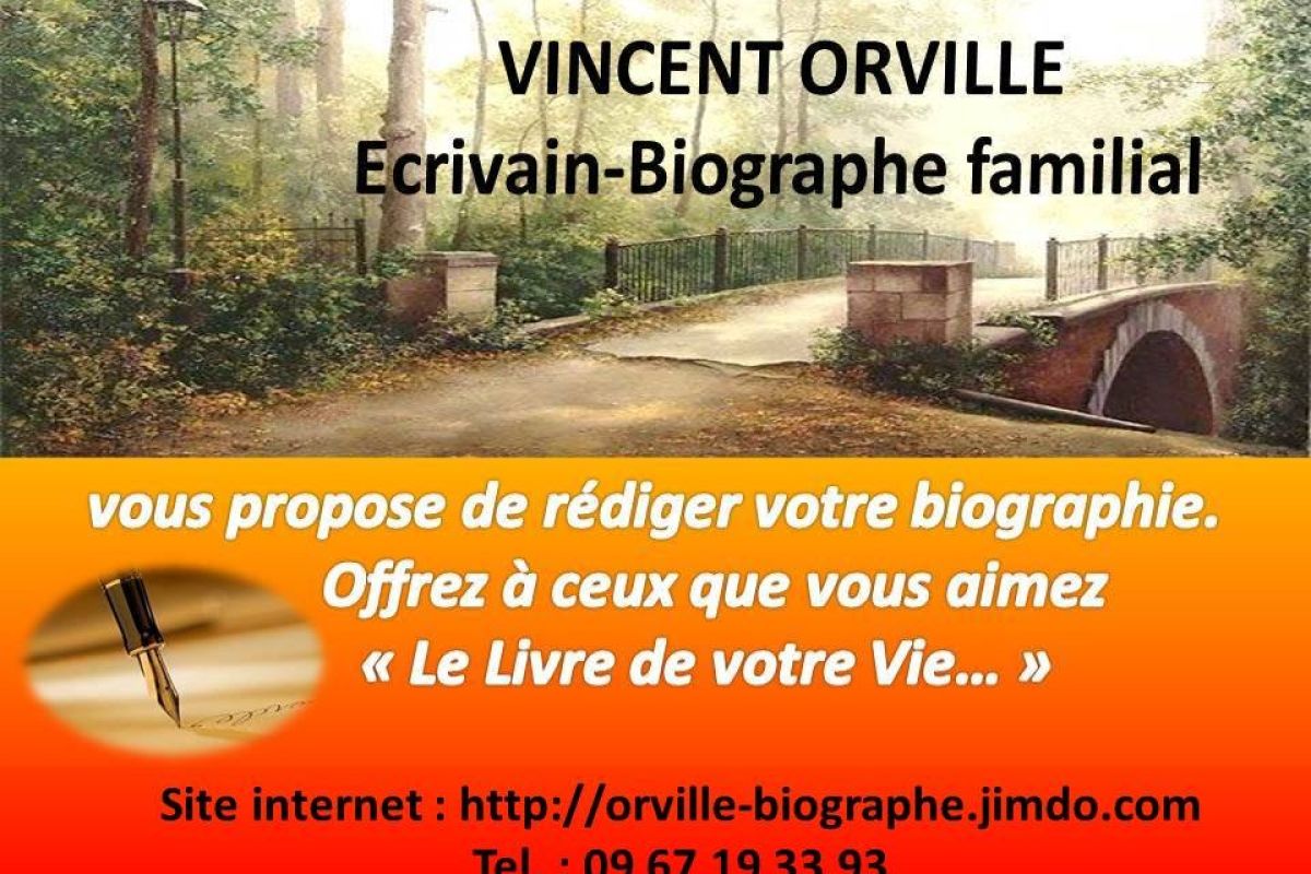 Ecrivain/biographe