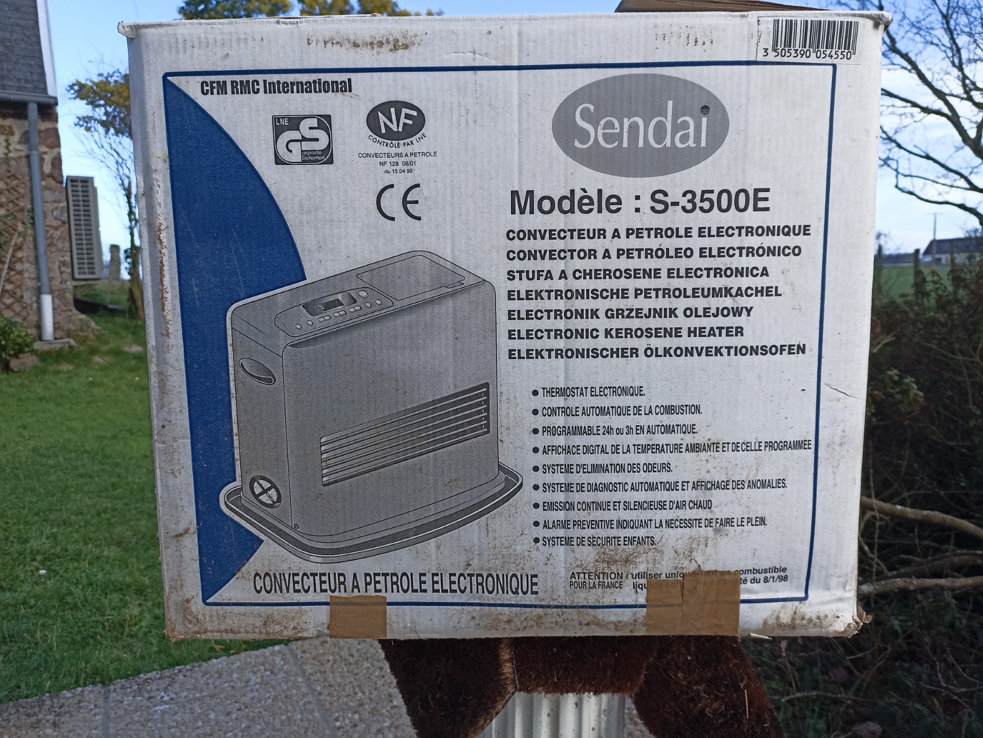 Convecteur à pétrole Sendai