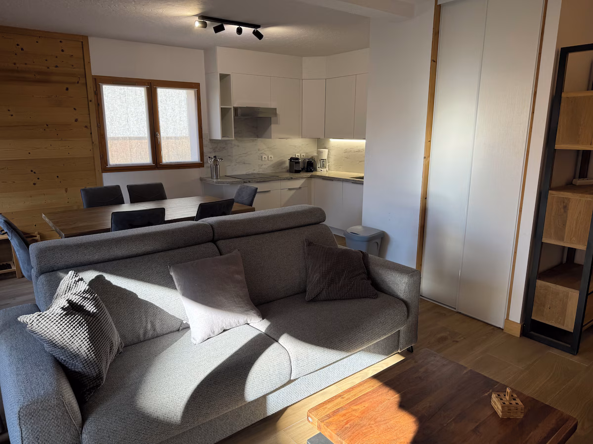 Duplex 3 pièces pour 6 personnes, skis aux pieds à Val d'Isère