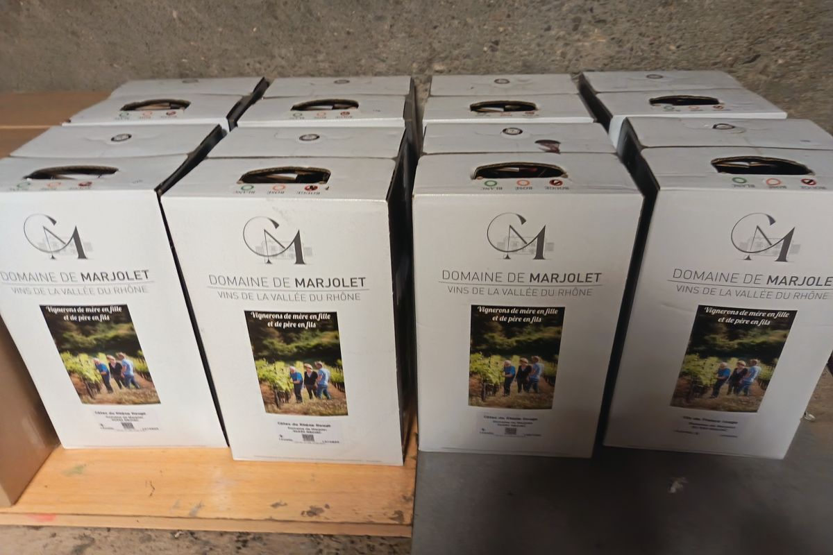 Cubis de 10 litres de côte du Rhône