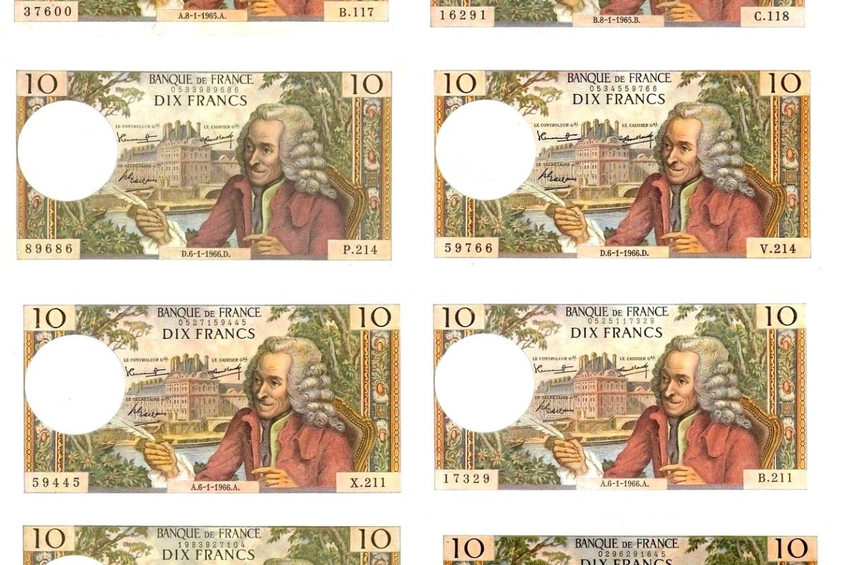 Annonces similaires F 62 lot de 14 billets voltaire neufs