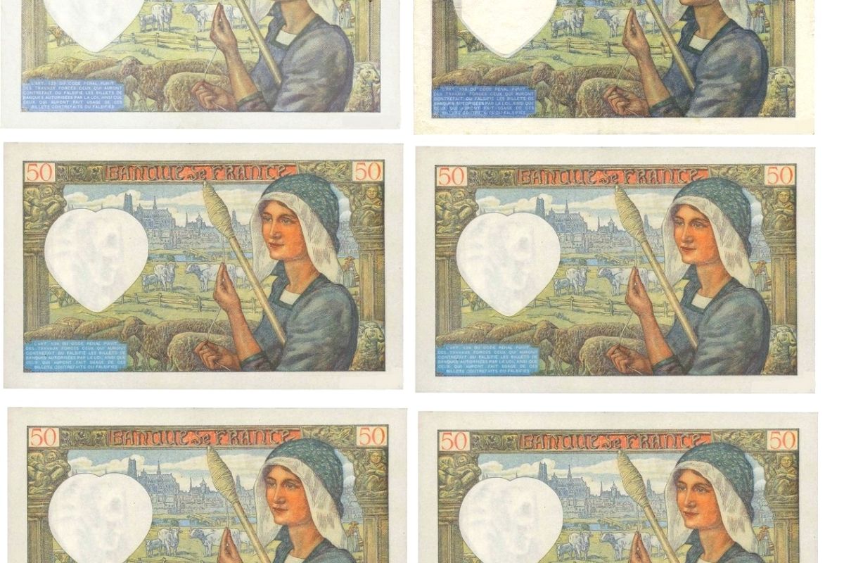 Photo 2 F 19 50 f jacques coeur 6 billets RARE