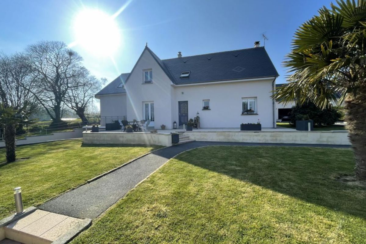 Une maison sur sous-sol sur la commune d'Ancteville (commune d