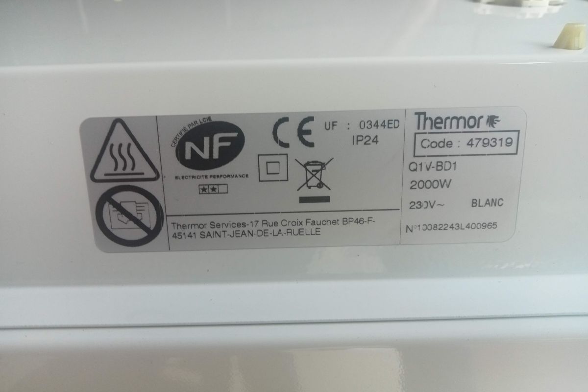 2 radiateurs électriques 2000w