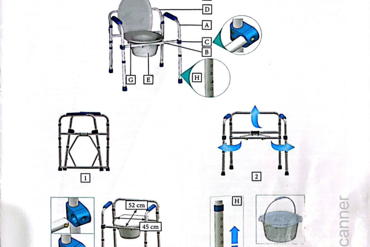 Photo 3 Chaise fauteuil toilette 