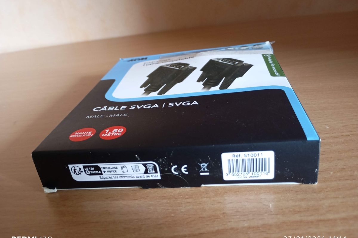 Photo 2 Câble svga Haute Résolution 1,80 m