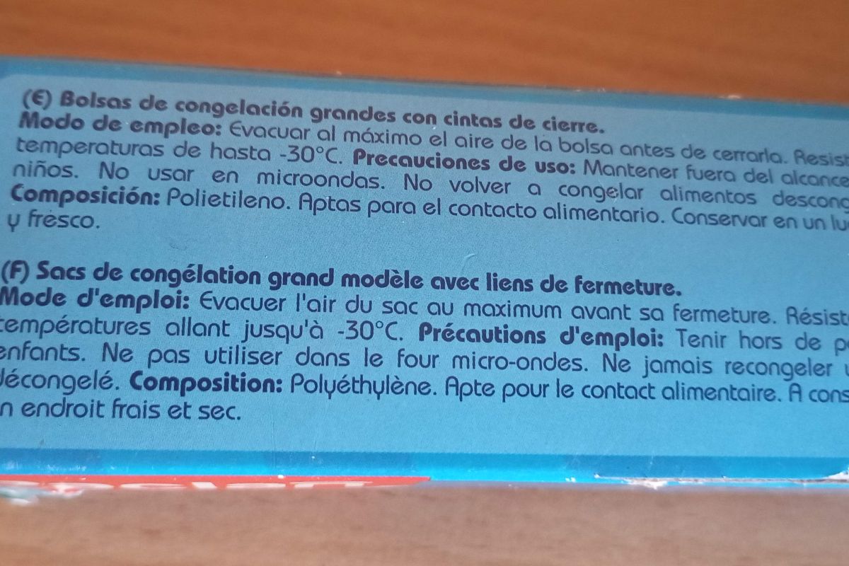 Photo 3 Sacs de congélation ‘’Paclam’’