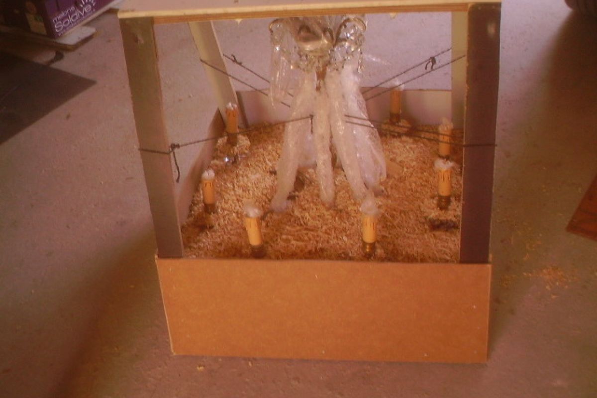 Photo 3 Lustre strass & bronze