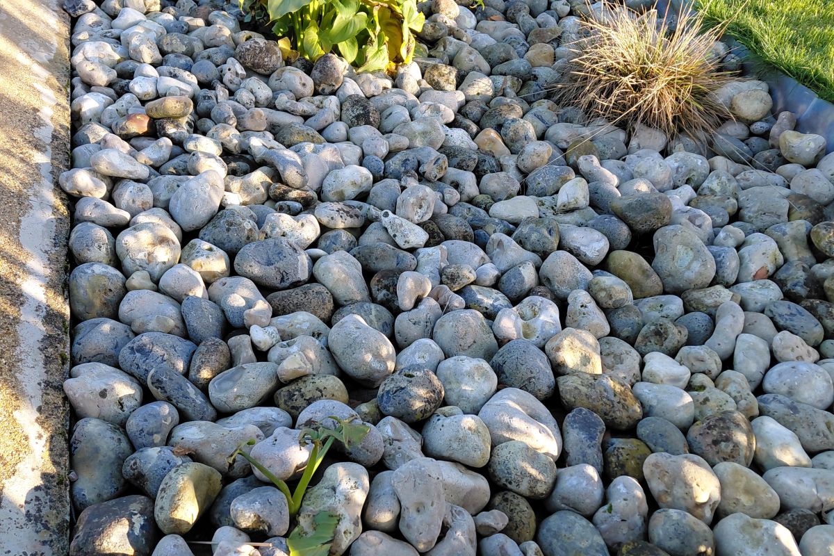 Cailloux déco jardin