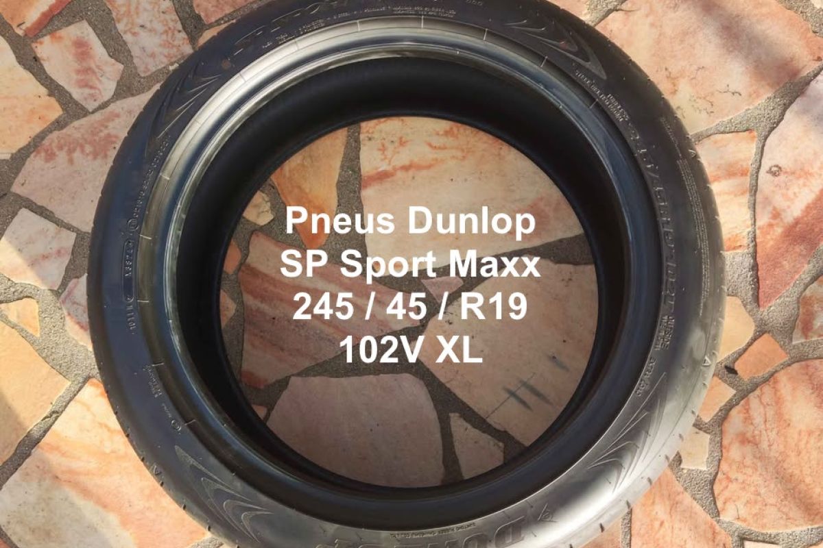 Photo 3 4 Pneus Dunlop SP Sport Maxx 245 / 45 / R19 102V XL