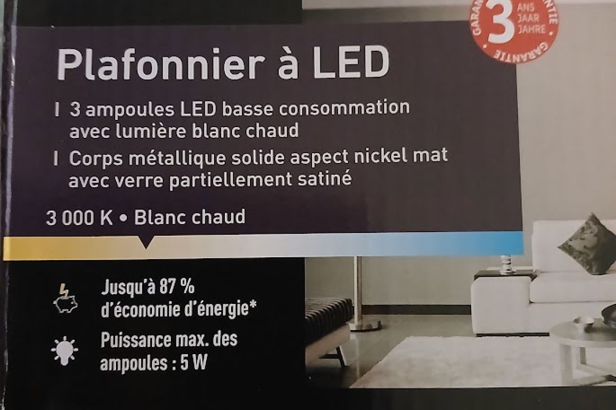 Photo 3 Plafonnier lampe led