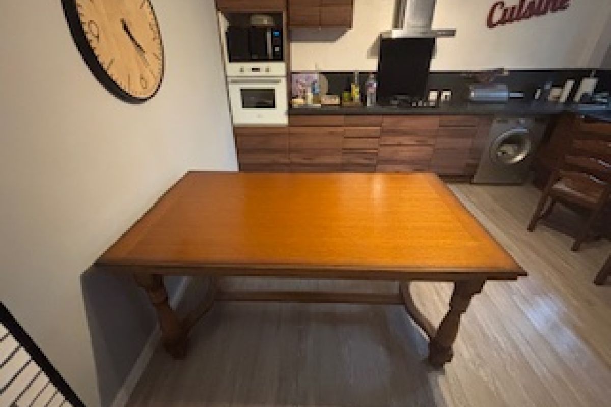 Table de cuisine rustique 