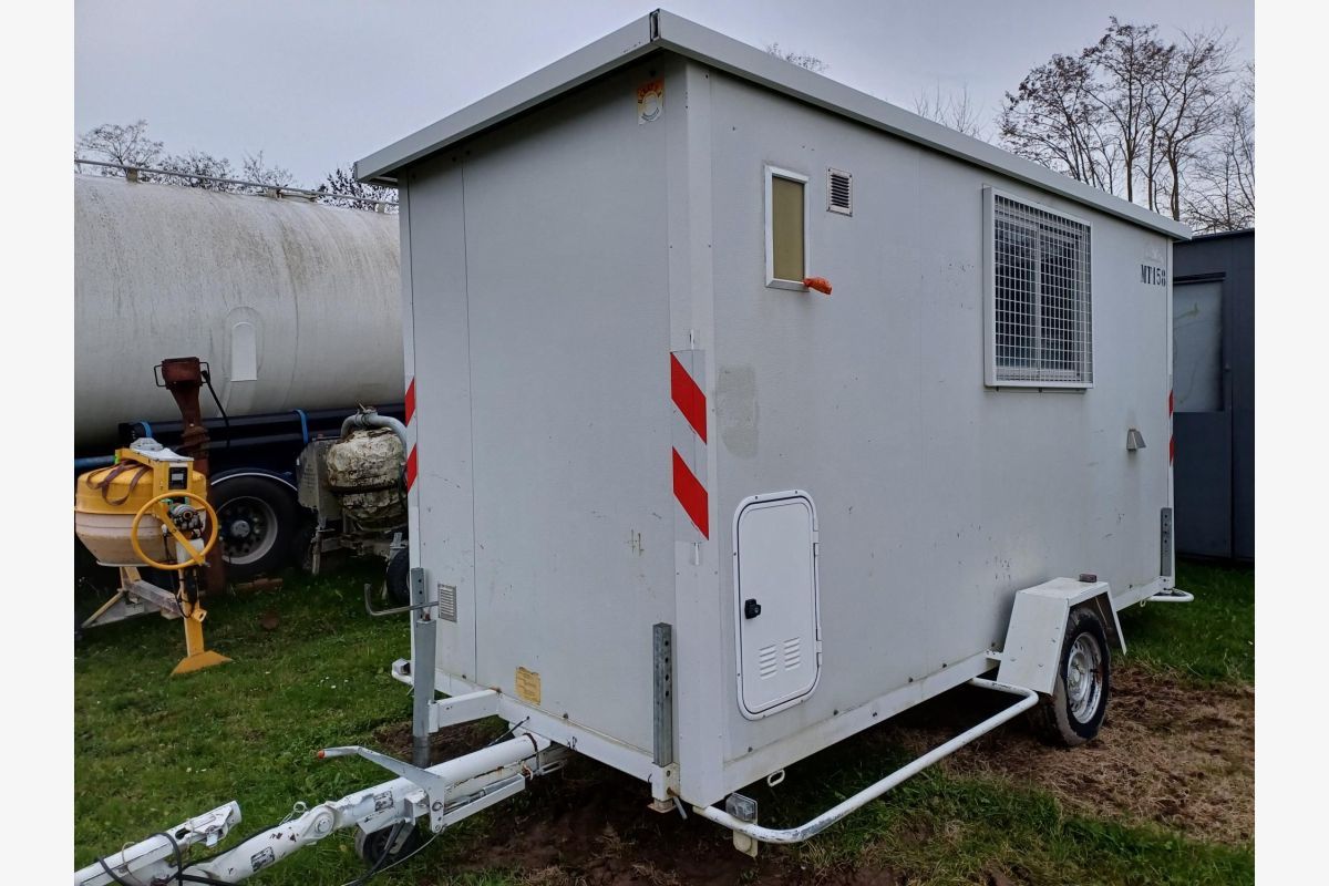 Cabine chantier roulante