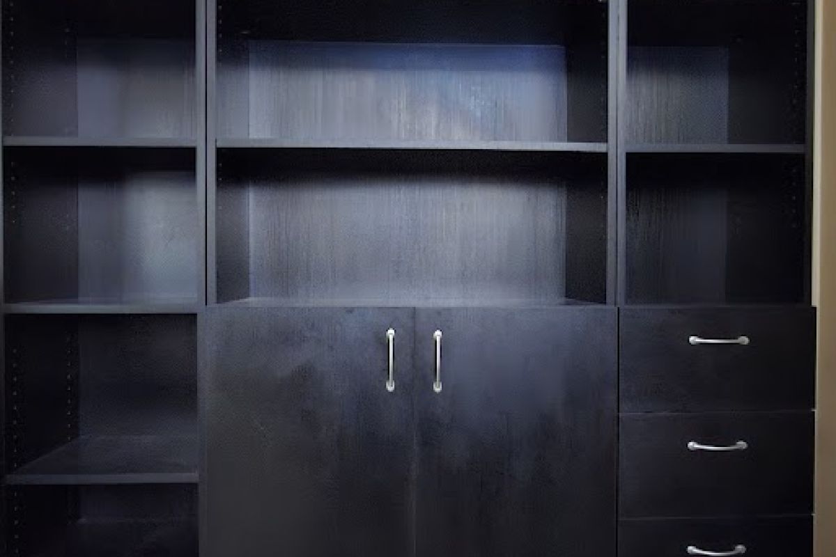 Vends ensemble de meubles de bureau noir
