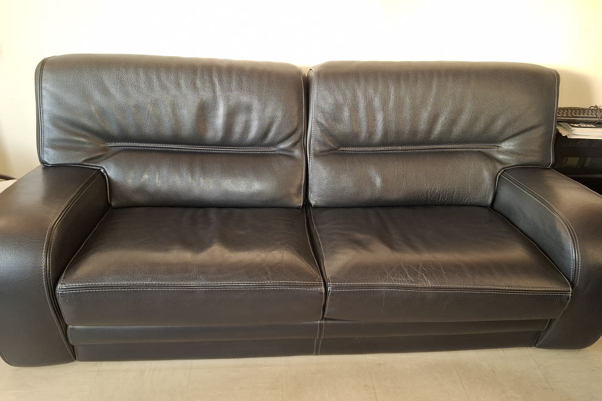 Ensemble salon cuir pleine fleur