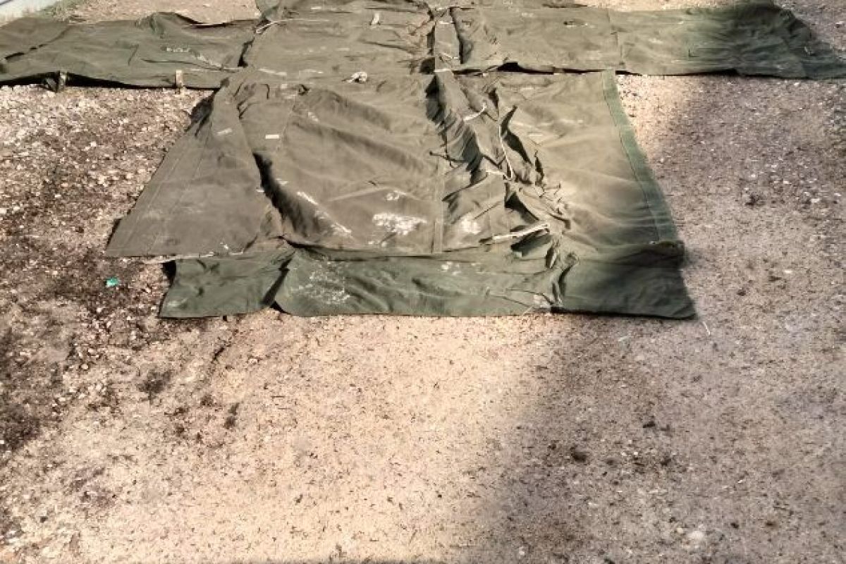 Un morceau de bâche