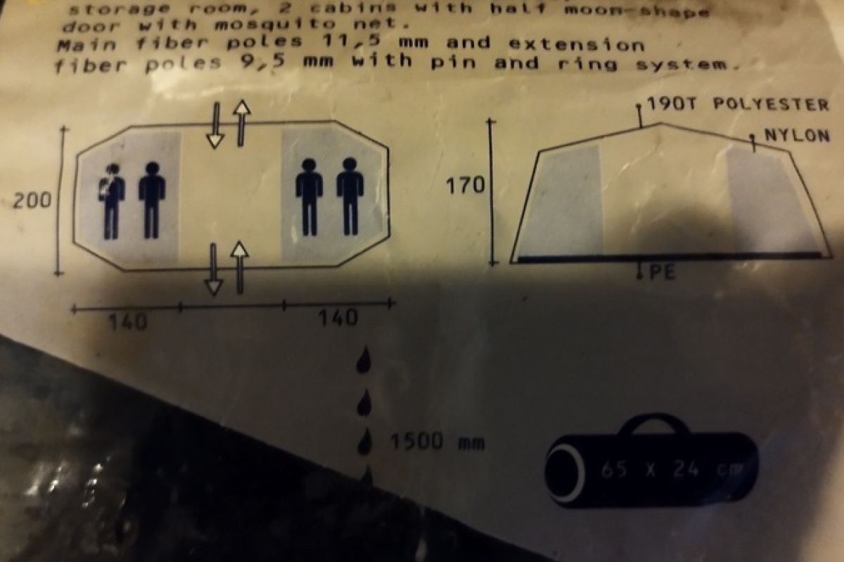 Photo 2 Vend toile de tente