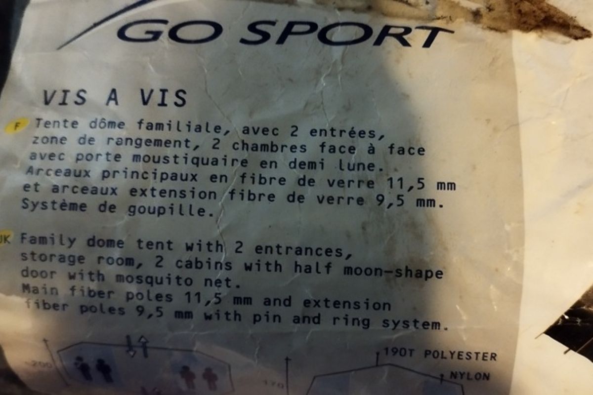 Photo 3 Vend toile de tente