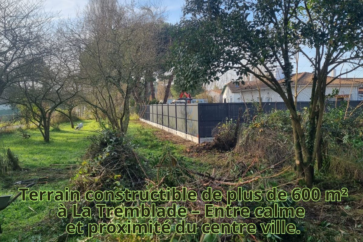 Photo 3 Terrain constructible de plus de 600 m² à La Tremblade – Entre calme et proximité, l’emplacement idéal pour votre projet immobilier