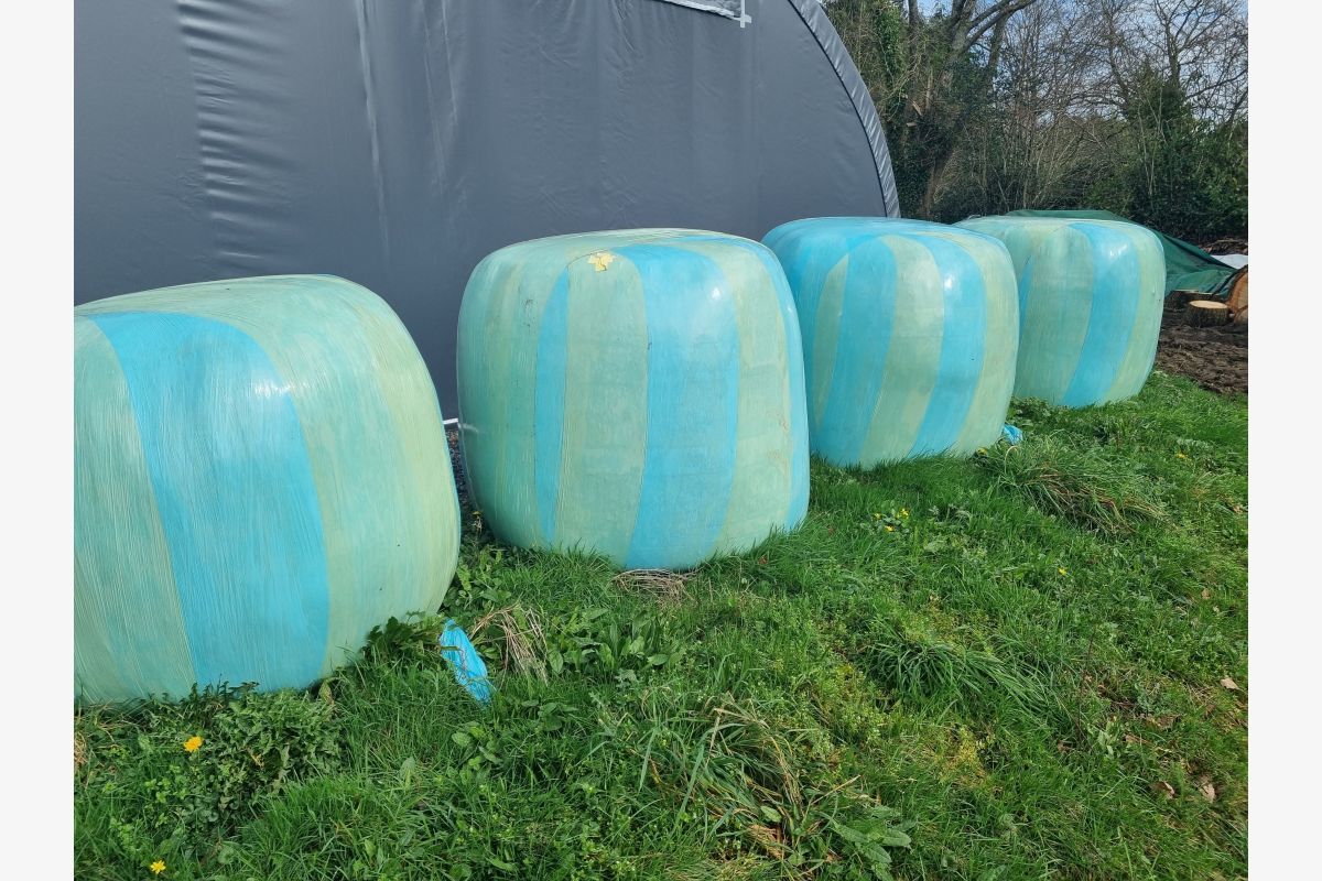 4 rouleaux d'enrubannage