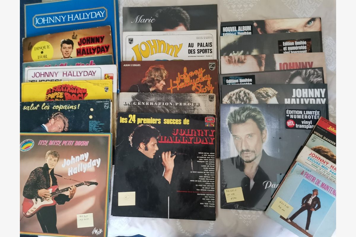 Vinyles de Johnny Hallyday