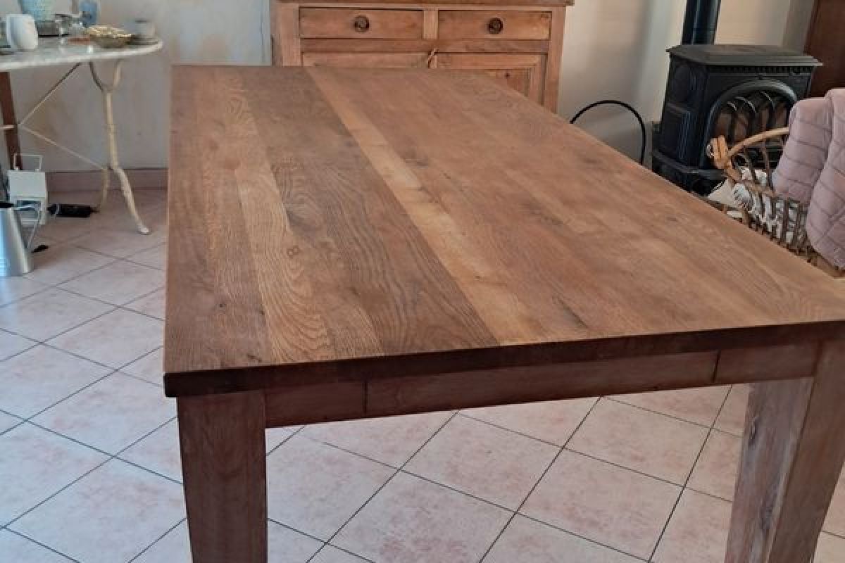 Photo 3 Table à manger en bois 8 places