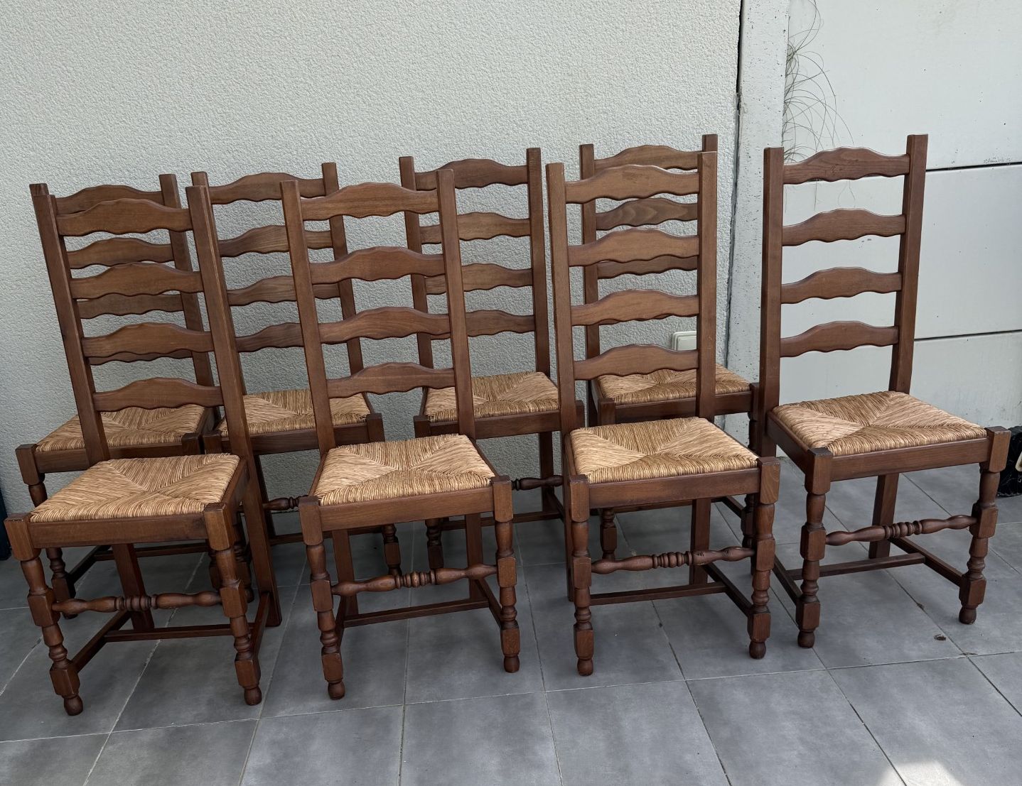 Lot de 8 chaises