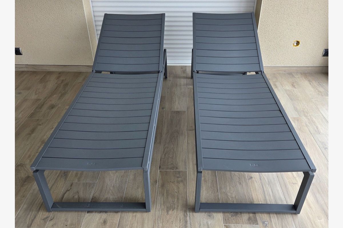 Lot de 2 bains de soleil