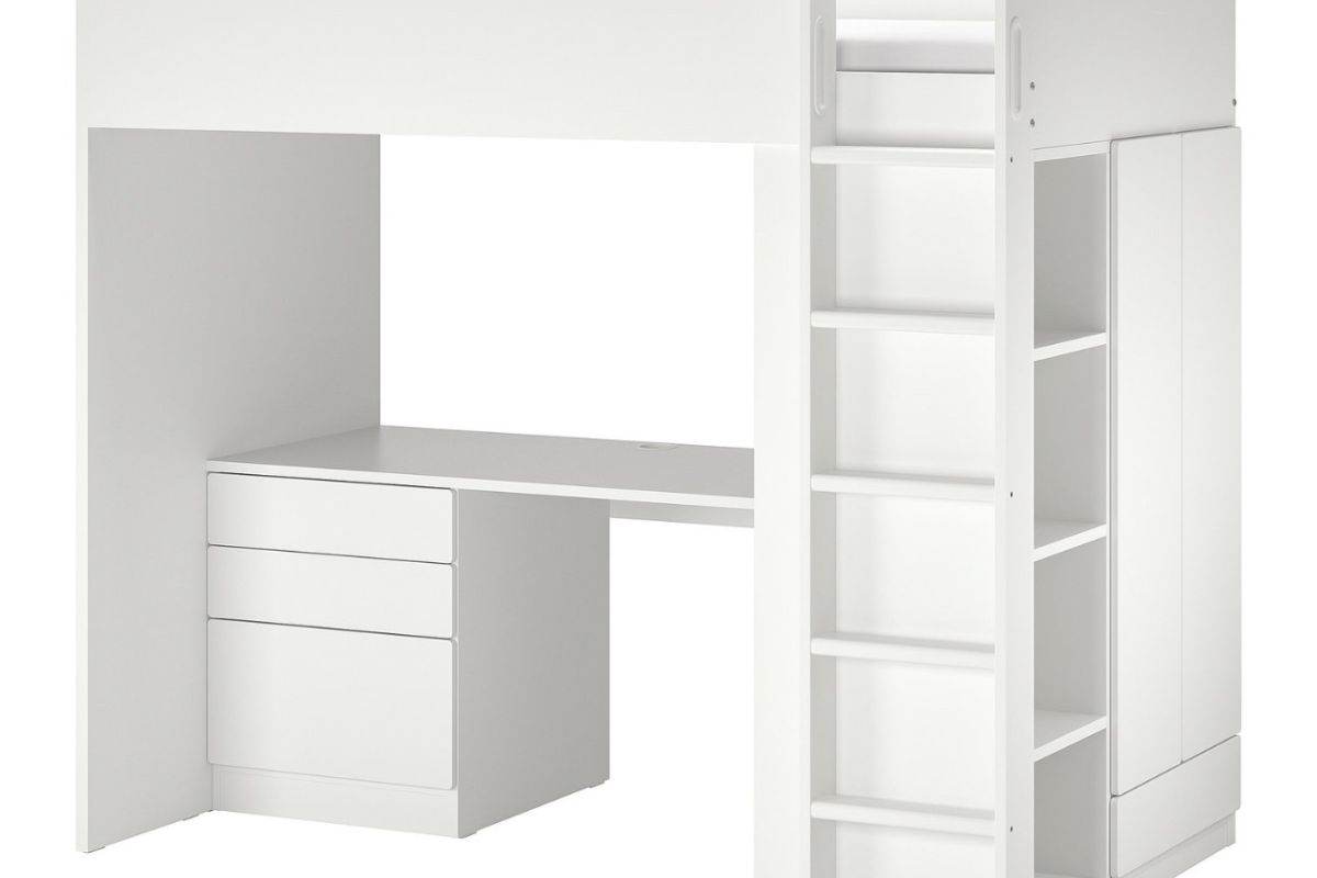 Photo 2 Lit mezzanine avec bureau et penderie