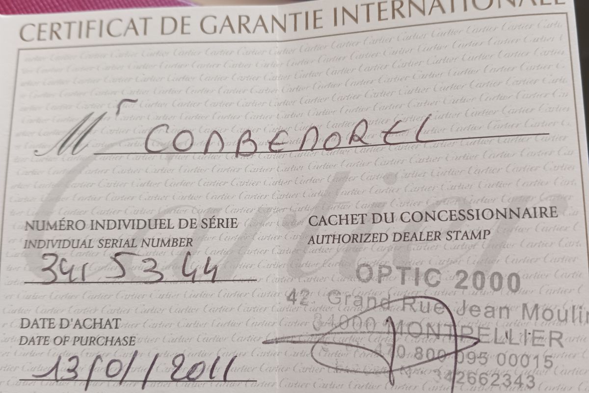 Photo 3 Lunettes cartier neuves portées une fois aucunes rayures sur les verres et montures