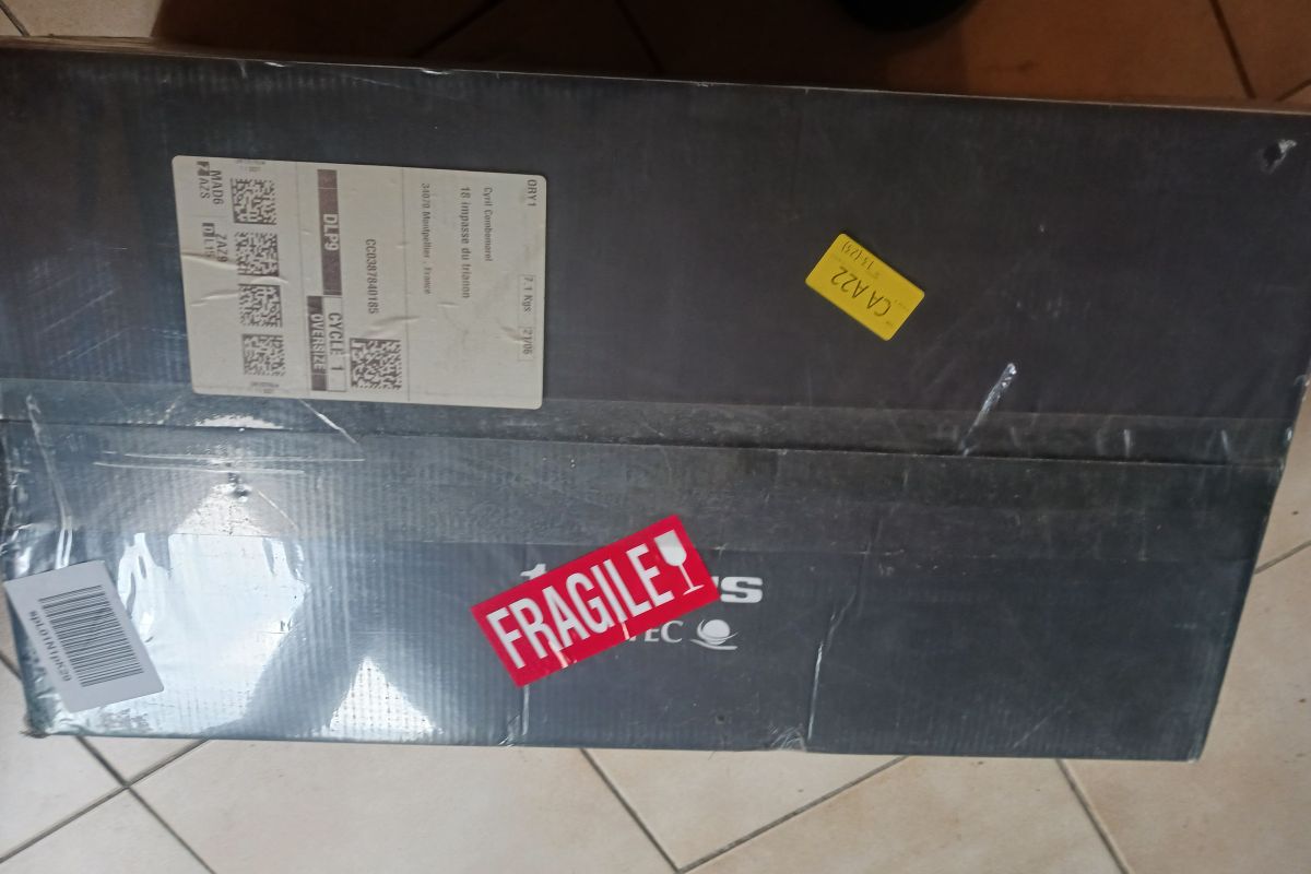 Ventilateur de plafond 5 pales réversible avec lumière et télécommande